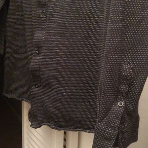 Soft knit button down shirt XL fits L